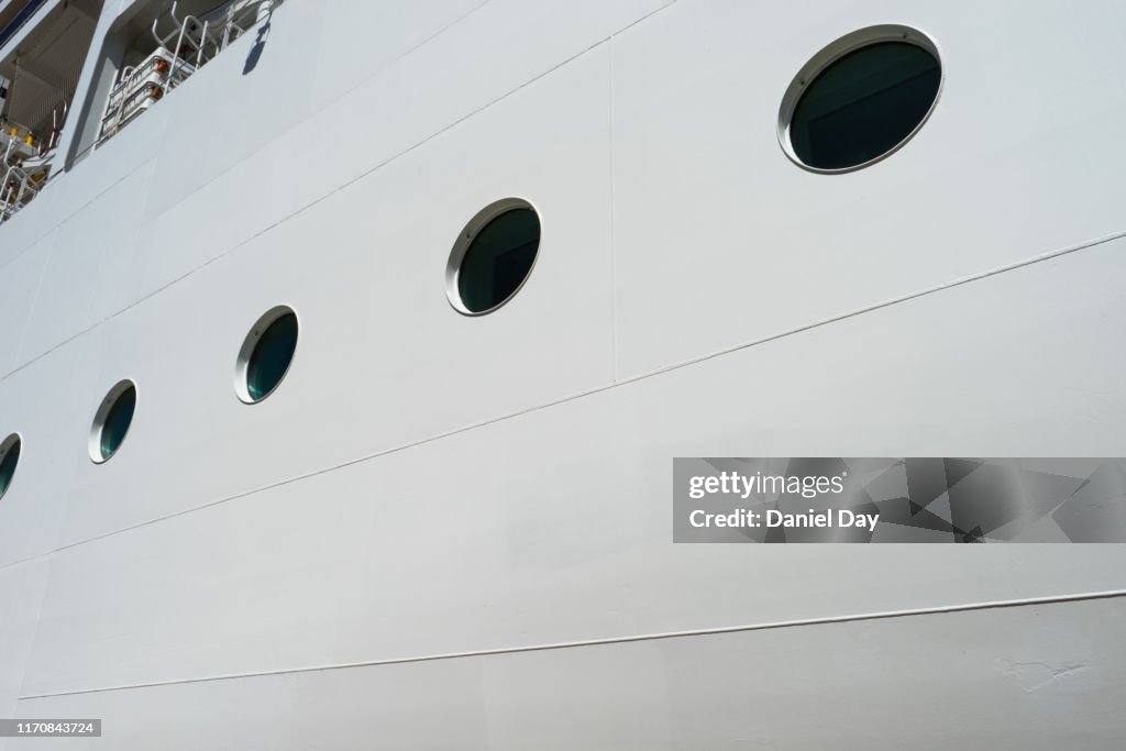 Windows of Cruise ship, portholes