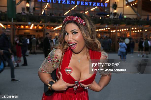 Patricia Blanco during the Oktoberfest 2019 at Theresienwiese on September 24, 2019 in Munich, Germany.