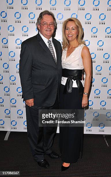 Joe Wilson and Valerie Plame Wilson attend the gala screening of 'Countdown To Zero' at BAFTA on June 21, 2011 in London, England.