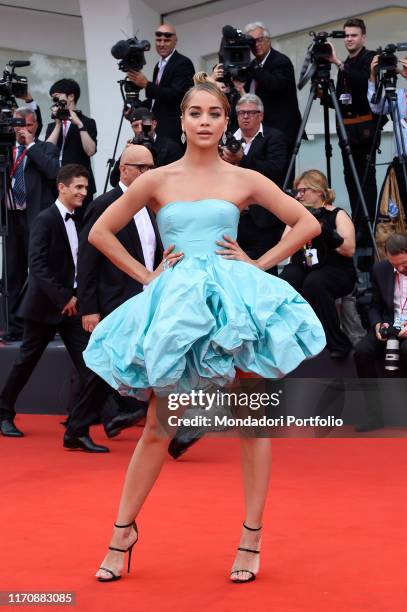 Jasmine Sanders at the 76th Venice International Film Festival 2019. Opening ceremony and premiere of the film La Veritè. Venice , August 28th, 2019