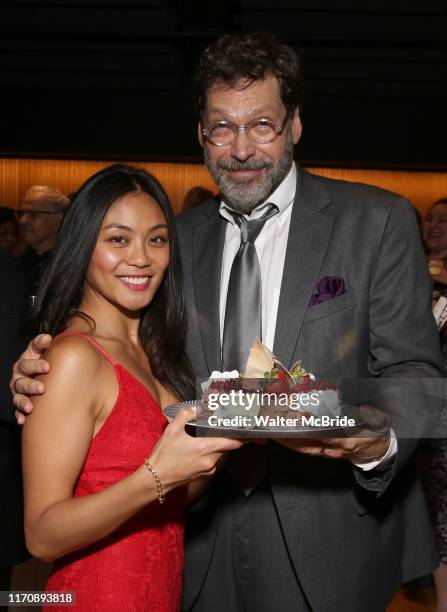 Teresa Avia Lim and David Staller attend the Opening Night of The Gingold Theatrical Group production of Bernard Shaw's "Caesar & Cleopatra" at...