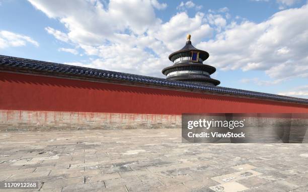 the temple of heaven - 皇帝 fotografías e imágenes de stock