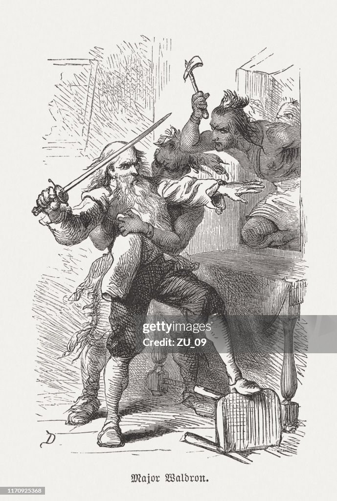 Death of Richard Waldron, Cochecho Massacre, Dover, June 27-28, 1689