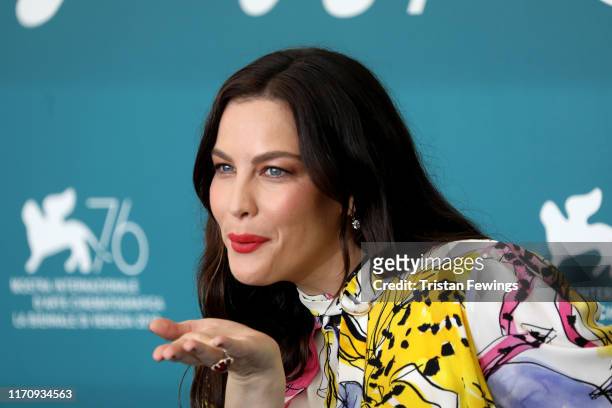 Liv Tyler attends the "Ad Astra" photocall during the 76th Venice Film Festival at Sala Grande on August 29, 2019 in Venice, Italy.