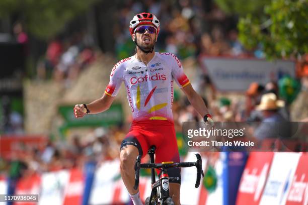 Arrival / Jesus Herrada Lopez of Spain and Team Cofidis Solutions Credits / Celebration / during the 74th Tour of Spain 2019, Stage 6 a 198,9km stage...