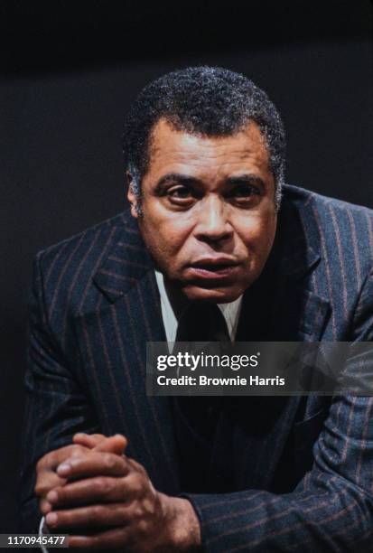 American actor James Earl Jones as Nelson Mandela in 'No Easy Walk to Freedom' on the Bill Moyers Journal, New York, New York, 1979.