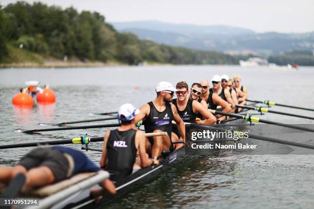 James Lassche, Hamish Bond, Shaun Kirkham, Mahe Drysdale, Brook Robertson, Phillip Wilson, Matt MacDonald, Stephen Jones and coxswain Sam Bosworth of...