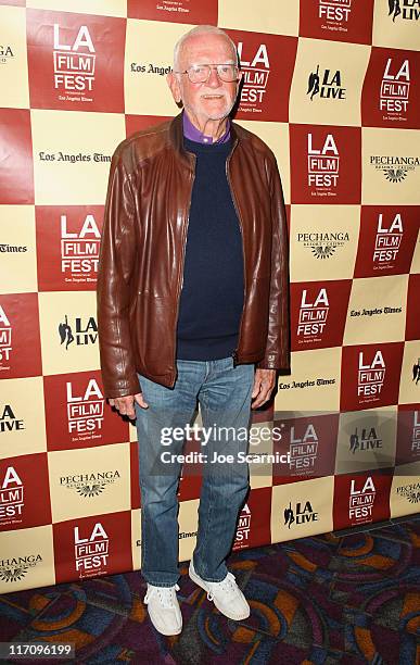 Screenwriter Frank Pierson attends A Conversation: Remembering Sidney Lumet during the 2011 Los Angeles Film Festival held at Regal Cinemas L.A. LIVE...