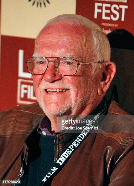 Screenwriter Frank Pierson attends A Conversation: Remembering Sidney Lumet during the 2011 Los Angeles Film Festival held at Regal Cinemas L.A. LIVE...