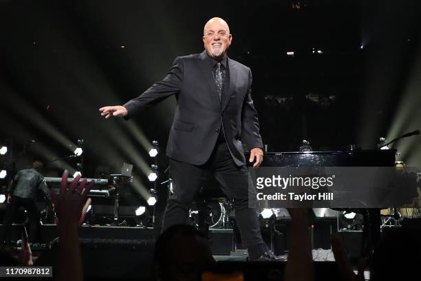 Billy Joel performs at Madison Square Garden on August 28, 2019 in New York City.