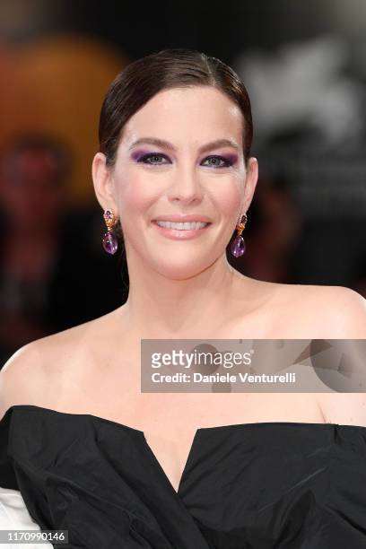 Liv Tyler walks the red carpet ahead of the "Ad Astra" screening during during the 76th Venice Film Festival at Sala Grande on August 29, 2019 in...