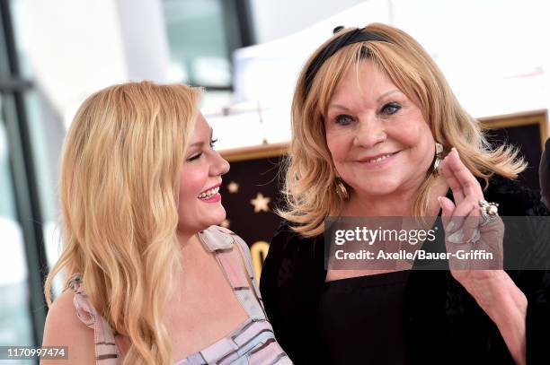 Kirsten Dunst and Inez Rupprecht attend the ceremony honoring Kirsten Dunst with a Star on the Hollywood Walk of Fame on August 29, 2019 in...