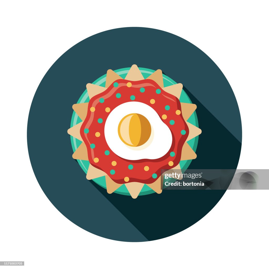 Chilaquiles Mexican Food Icon