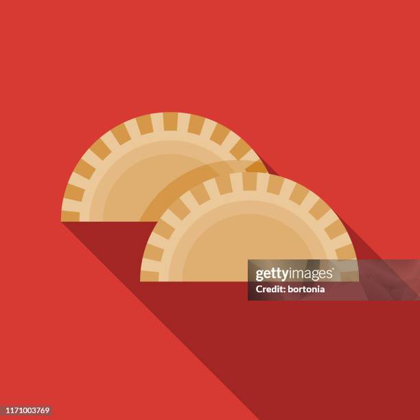 empanada mexican food icon - empanada stock illustrations