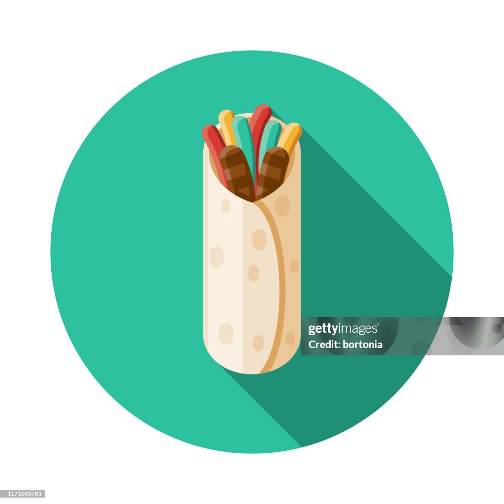 Fajita Mexican Food Icon