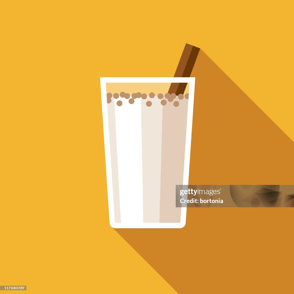 Horchata Mexican Drink Icon