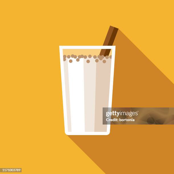 Horchata Mexican Drink Icon High-Res Vector Graphic