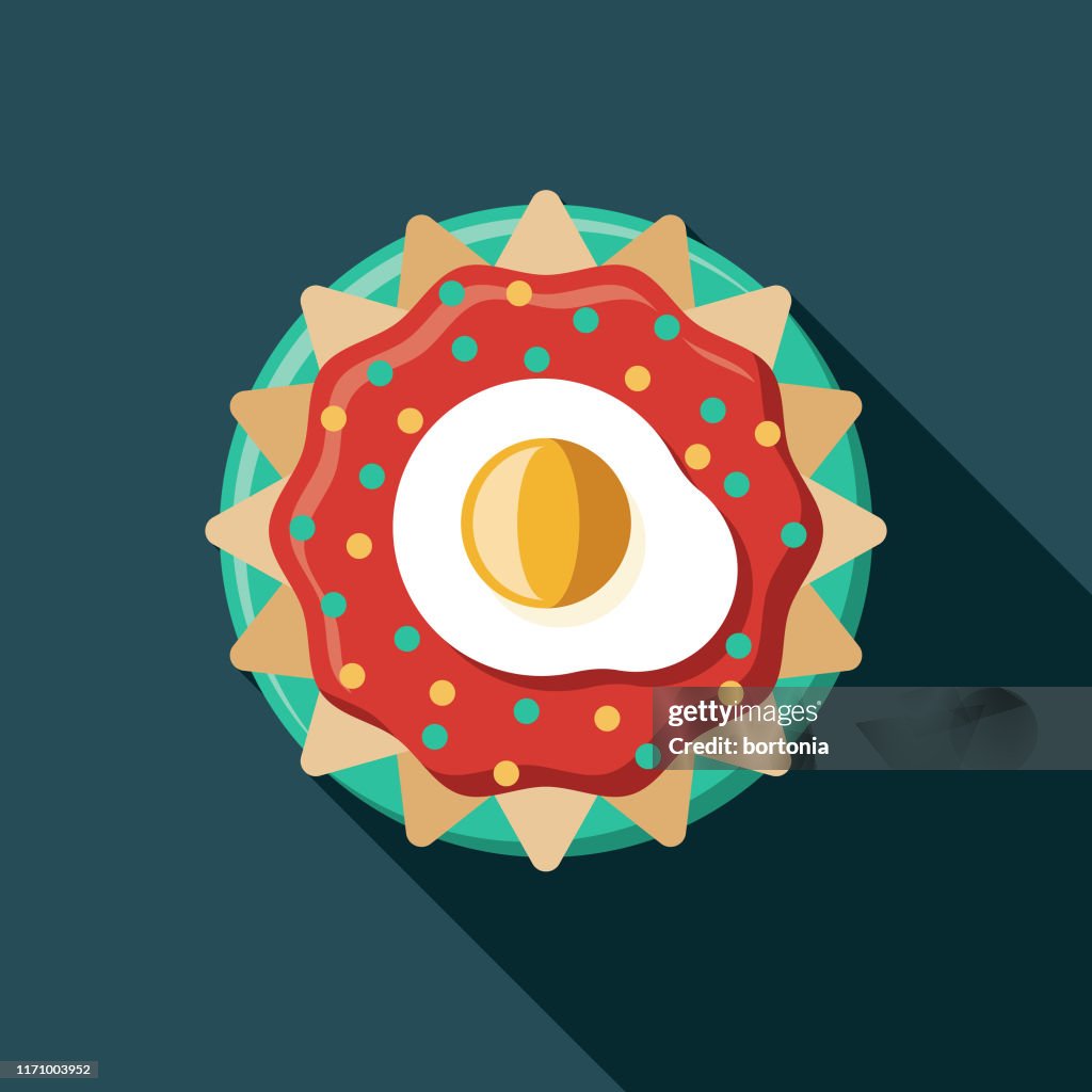 Chilaquiles Mexican Food Icon