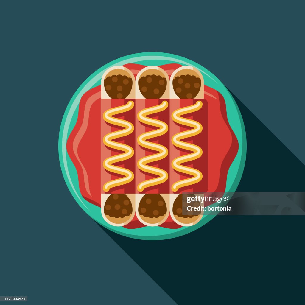 Enchiladas Mexican Food Icon
