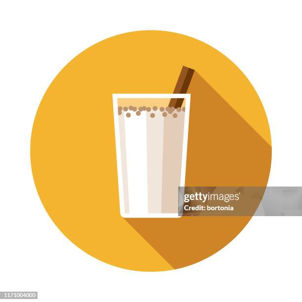 Horchata Mexican Drink Icon High-Res Vector Graphic