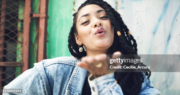 kisses for you, boo - blowing a kiss stock pictures, royalty-free photos & images