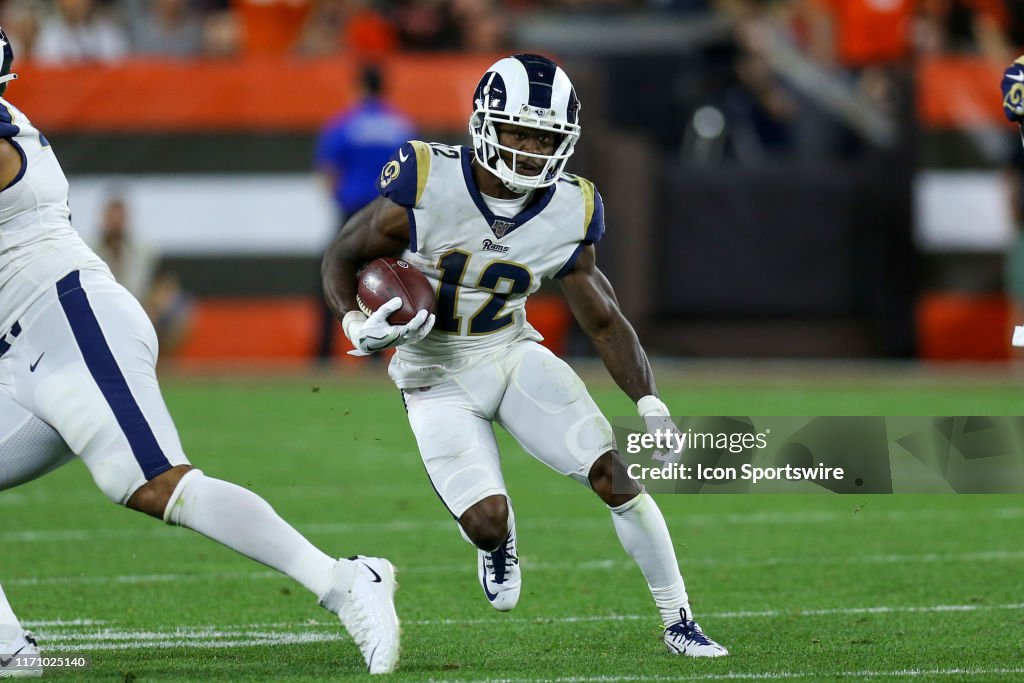 NFL: SEP 22 Rams at Browns