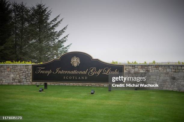 The current view of Donald Trump's golf course in Balmedie, Aberdeenshire pictured a day before the decision is made by Aberdeenshire Council if 550...