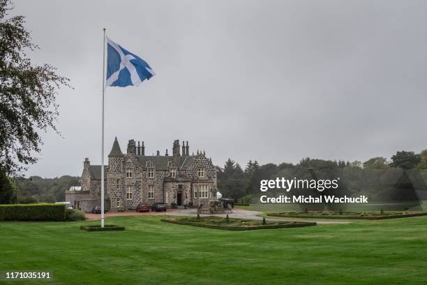 The current view of Donald Trump's golf course in Balmedie, Aberdeenshire pictured a day before the decision is made by Aberdeenshire Council if 550...