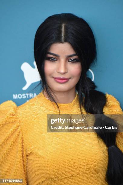 Mila Alzahrani attends "The Perfect Candidate" photocall during the 76th Venice Film Festival at Sala Grande on August 29, 2019 in Venice, Italy.