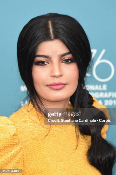 Mila Alzahrani attends "The Perfect Candidate" photocall during the 76th Venice Film Festival at Sala Grande on August 29, 2019 in Venice, Italy.