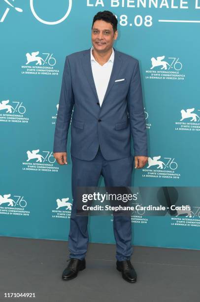 Khalid Abdulrhim attends "The Perfect Candidate" photocall during the 76th Venice Film Festival at Sala Grande on August 29, 2019 in Venice, Italy.