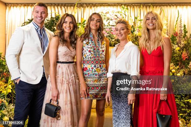 Myer Ambassadors Kris Smith, Rachael Finch, Sarsha Chisholm, Asher Keddie and Elyse Knowles during the Myer 2019 Spring Style Edit event on August...