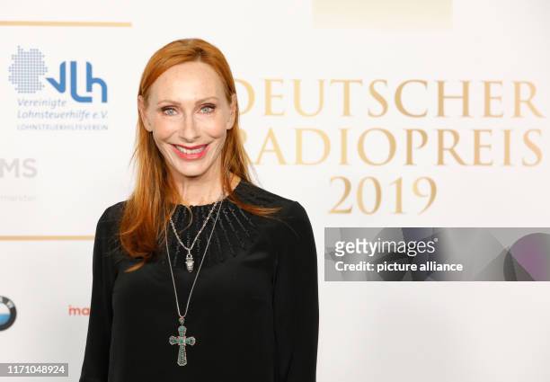 September 2019, Hamburg: Andrea Sawatzki, actress, for the award of the 10th German Radio Prize. Photo: Georg Wendt/dpa