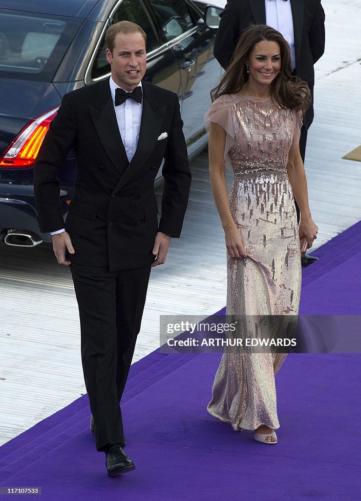 The Duke and Duchess of Cambridge attend