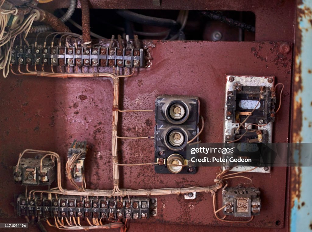 Abandoned secret soviet military base - Electrical equipment