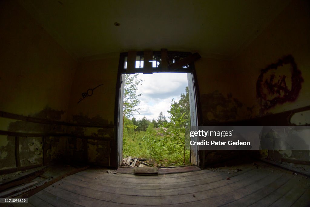 Abandoned secret soviet military base