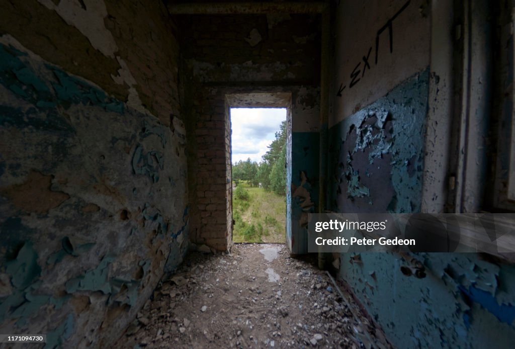 Abandoned secret soviet military base