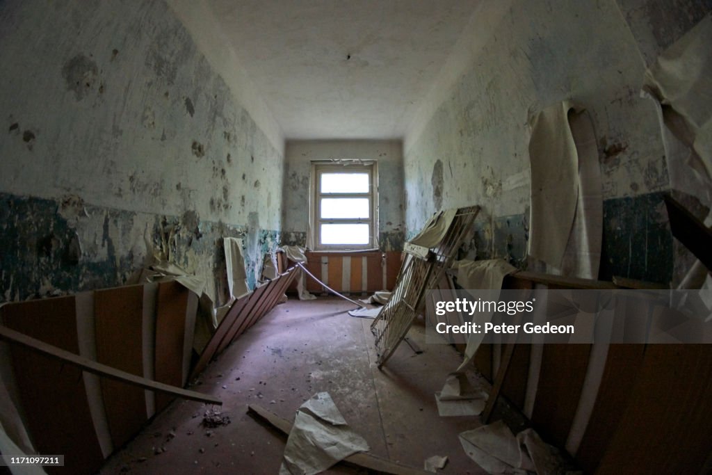 Abandoned secret soviet military base - Distressed Room with a window