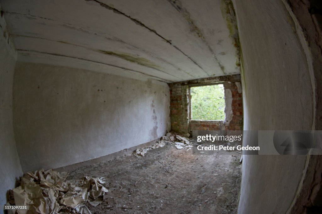 Abandoned secret soviet military base - Distressed Room with a window