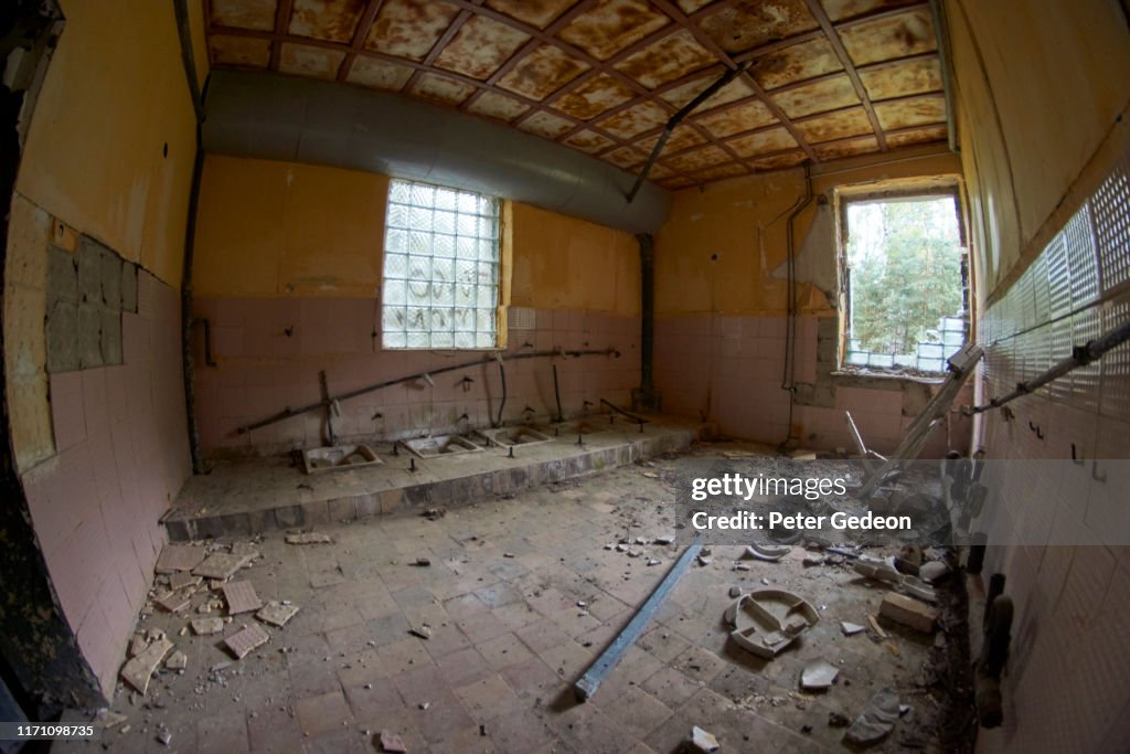 Abandoned secret soviet military base - Distressed Room with a window