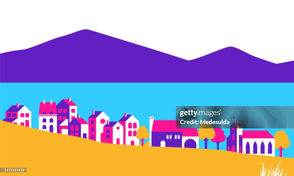 Flat Houses Lake