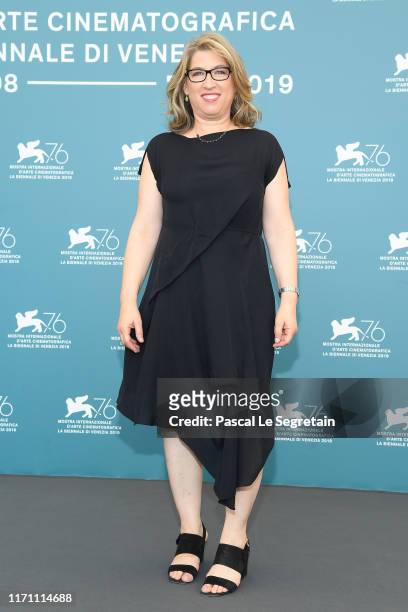 Director Lauren Greenfield attends "The Kingmaker" photocall during the 76th Venice Film Festival at Sala Grande on August 30, 2019 in Venice, Italy.