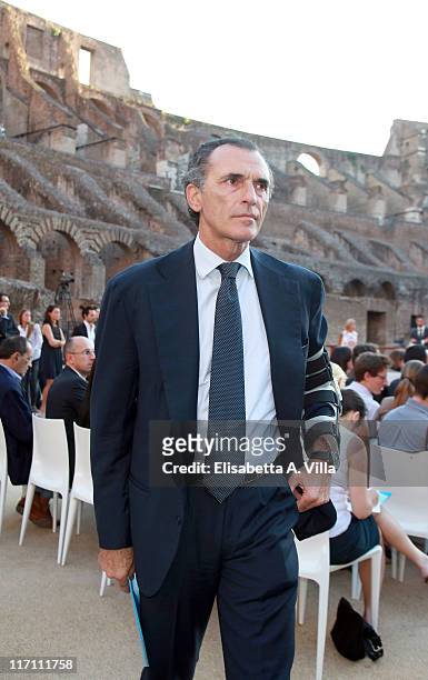 Ferdinando Brachetti Peretti attends "Tod's and Il Colosseo" press conference at the Coliseum on June 22, 2011 in Rome, Italy.
