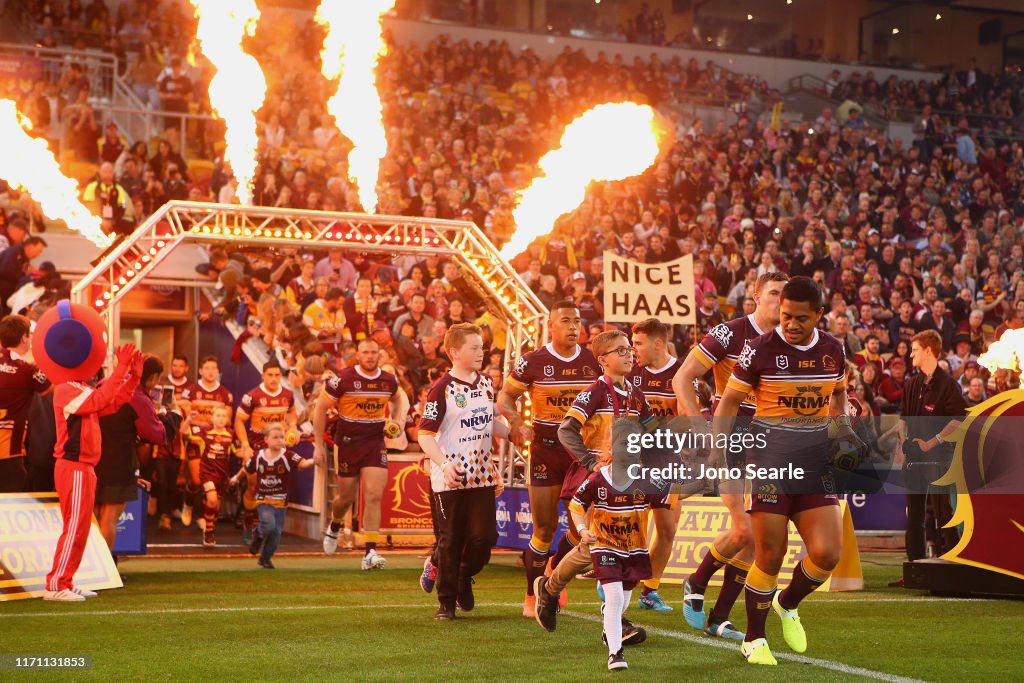 NRL Rd 24 - Broncos v Eels