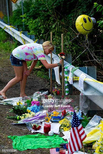 Mourners Visit The Scene Of Ryan Dunns Fatal Accident Photos And mourners-visit-the-scene-of-ryan-dunns-fatal-accident-photos-and