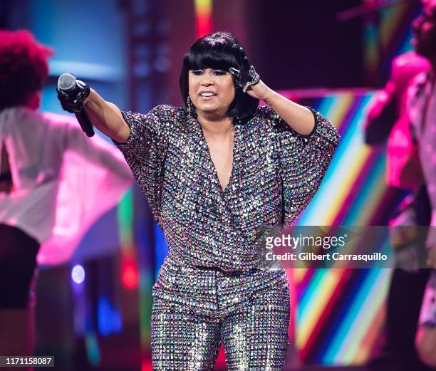 CeCe Peniston performs on stage during the 2019 Black Girls Rock! at NJ Performing Arts Center on August 25, 2019 in Newark, New Jersey.