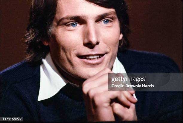 American actor Christopher Reeve, New York, New York, 1978.