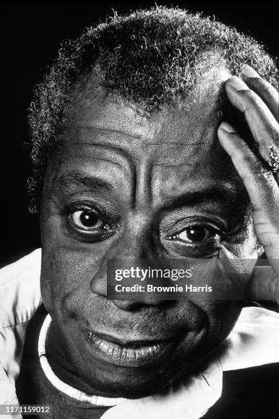 American author, playwright, and Civil Rights activist James Baldwin, New York, New York, 1979.
