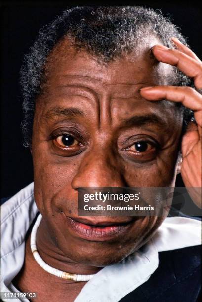 American author, playwright, and Civil Rights activist James Baldwin, New York, New York, 1979.