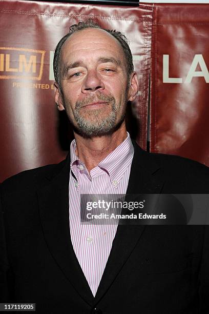 New York Times columnist David Carr attends the "Page One: Inside the New York Times" Q & A during the 2011 Los Angeles Film Festival held at Regal...